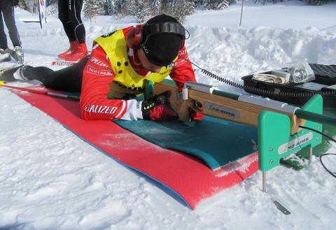 Marek Moflar střílí